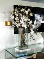 Composition Magnolia — Collection Camargue, 51 cm, blanc