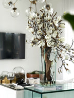 Composition Magnolia — Collection Camargue, 51 cm, blanc