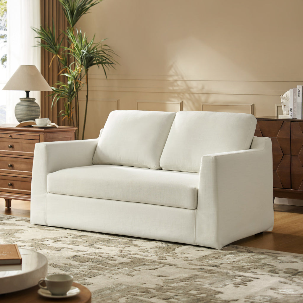 Tob 2-Sitzer-Sofa mit abnehmbarem Bezug und wendbaren Kissen