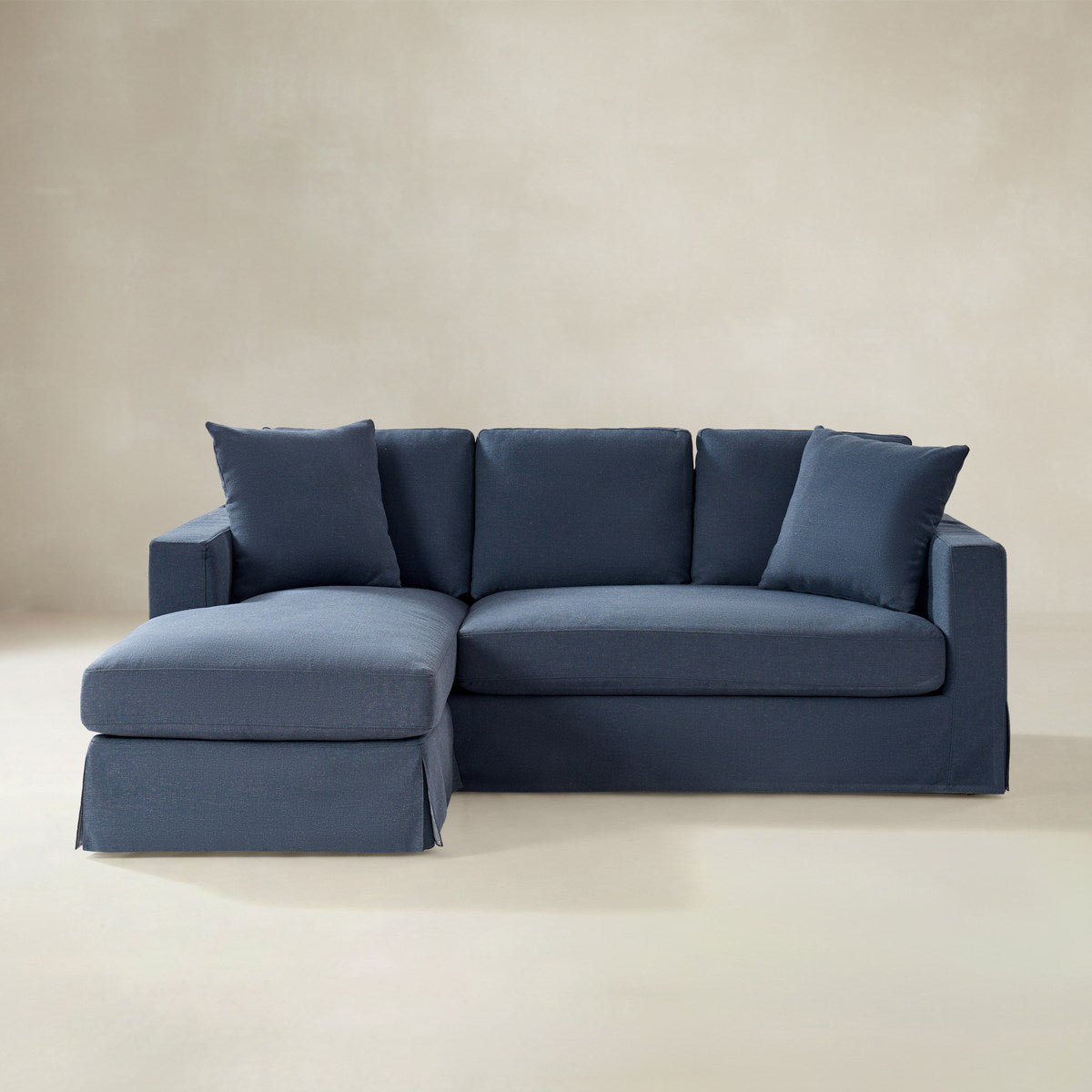 Romina Ecksofa mit abnehmbarem Bezug und umkehrbarer Récamiere