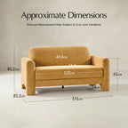 Karmen 2-Sitzer-Sofa aus Chenille