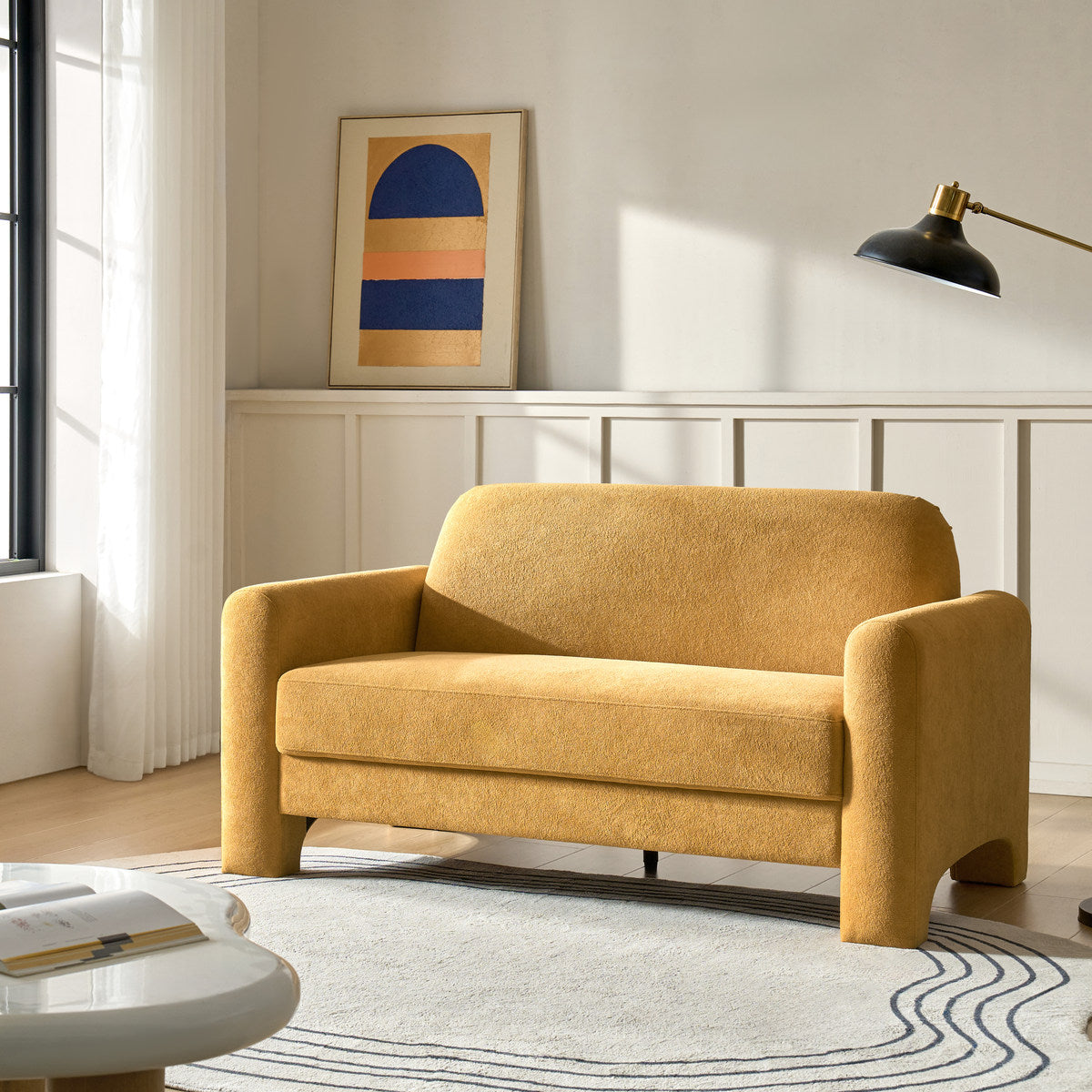 Karmen 2-Sitzer-Sofa aus Chenille