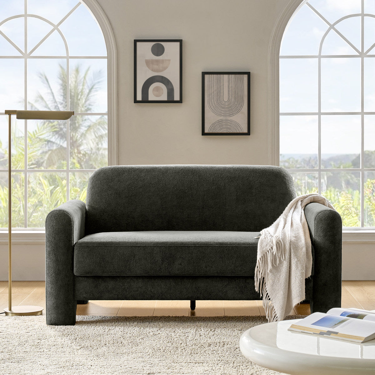 Karmen 2-Sitzer-Sofa aus Chenille