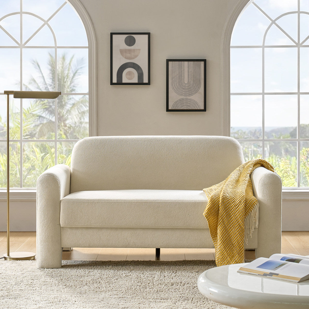 Karmen 2-Sitzer-Sofa aus Chenille