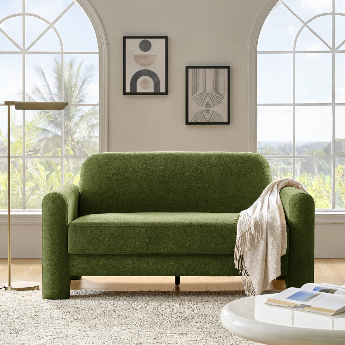 Karmen 2-Sitzer-Sofa aus Chenille
