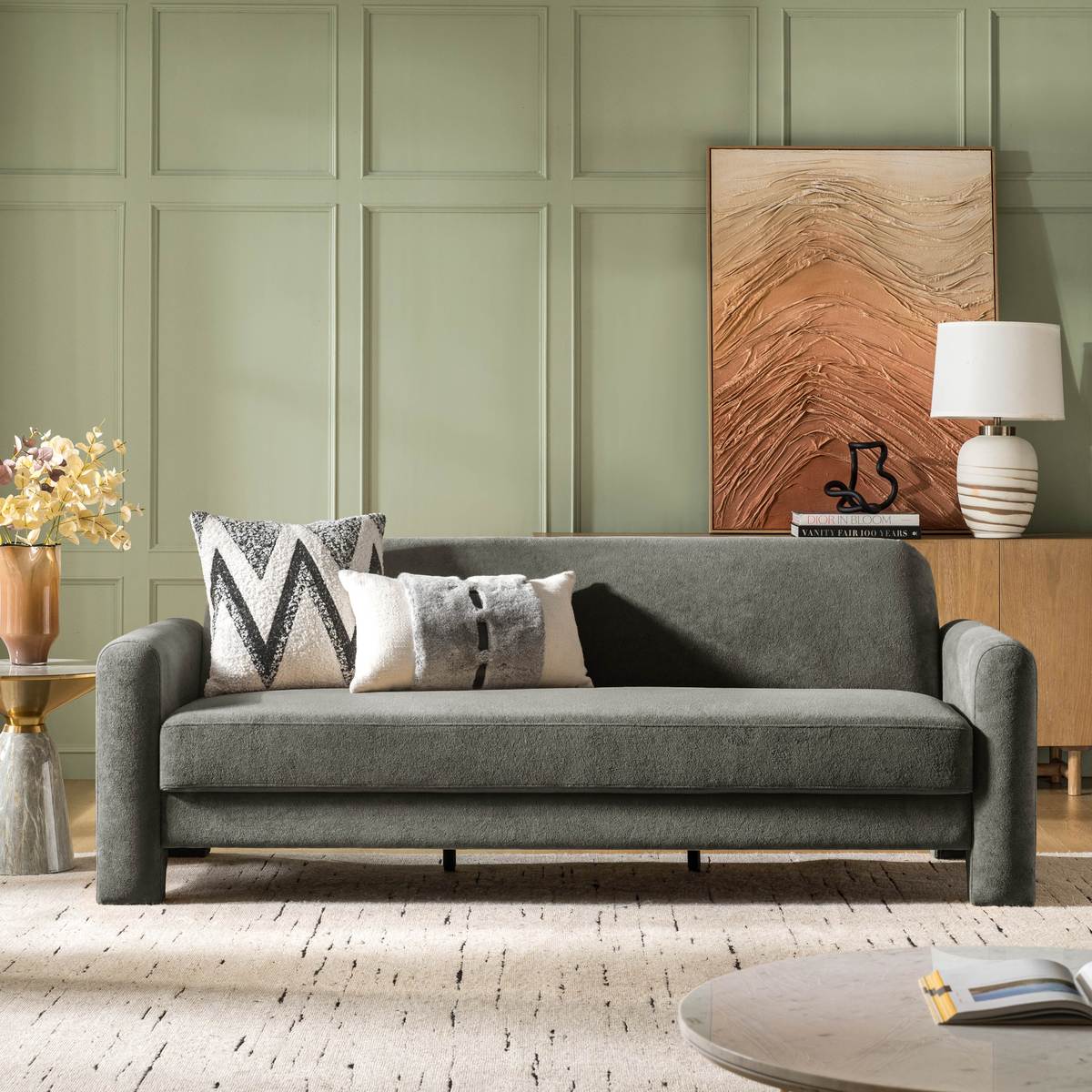 Elio Modernes Chenille-Sofa