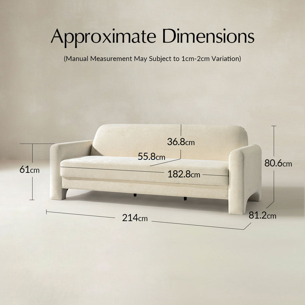 Elio Modernes Chenille-Sofa