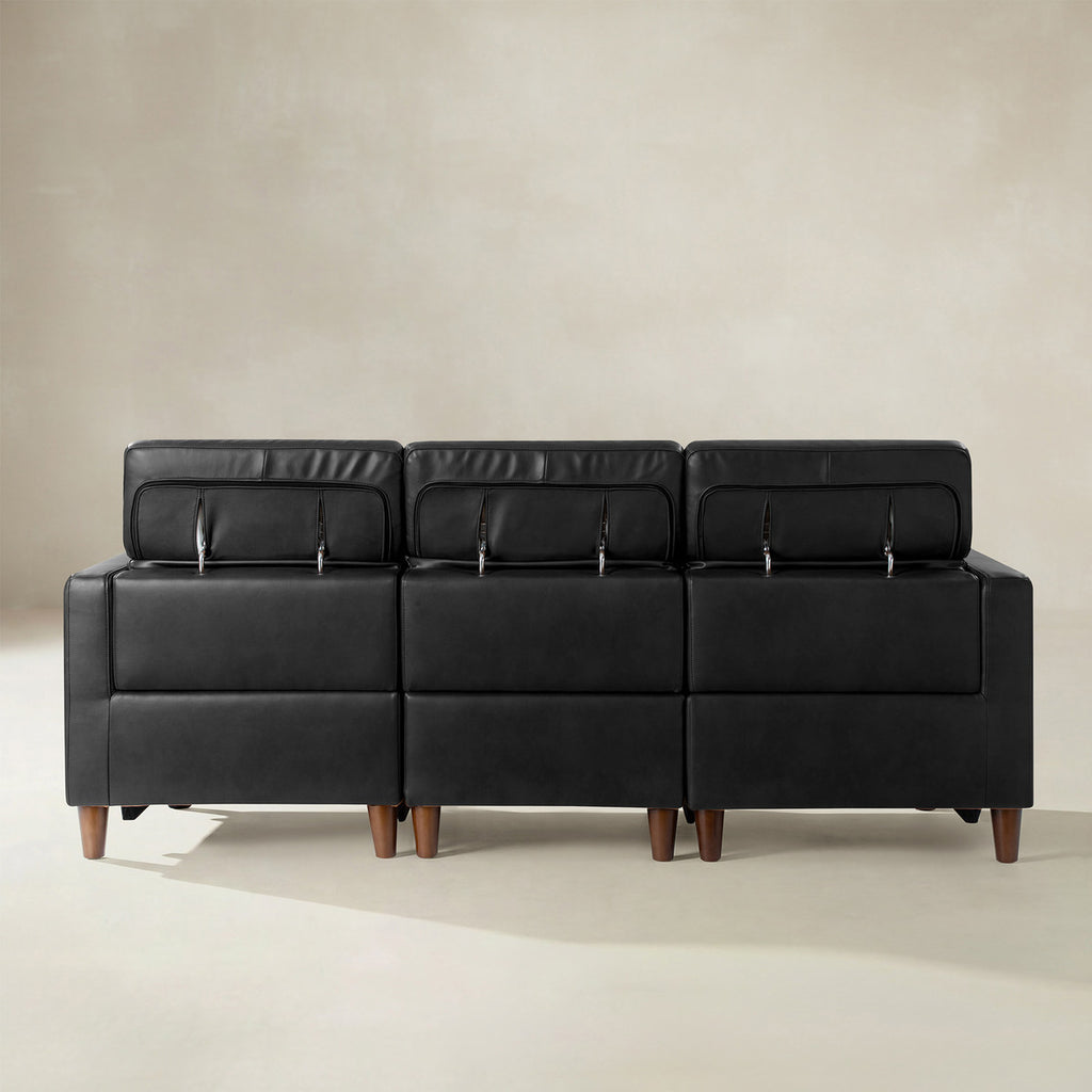 Viktor Elektrisches Relax-Ecksofa mit verstellbaren Kopfstützen