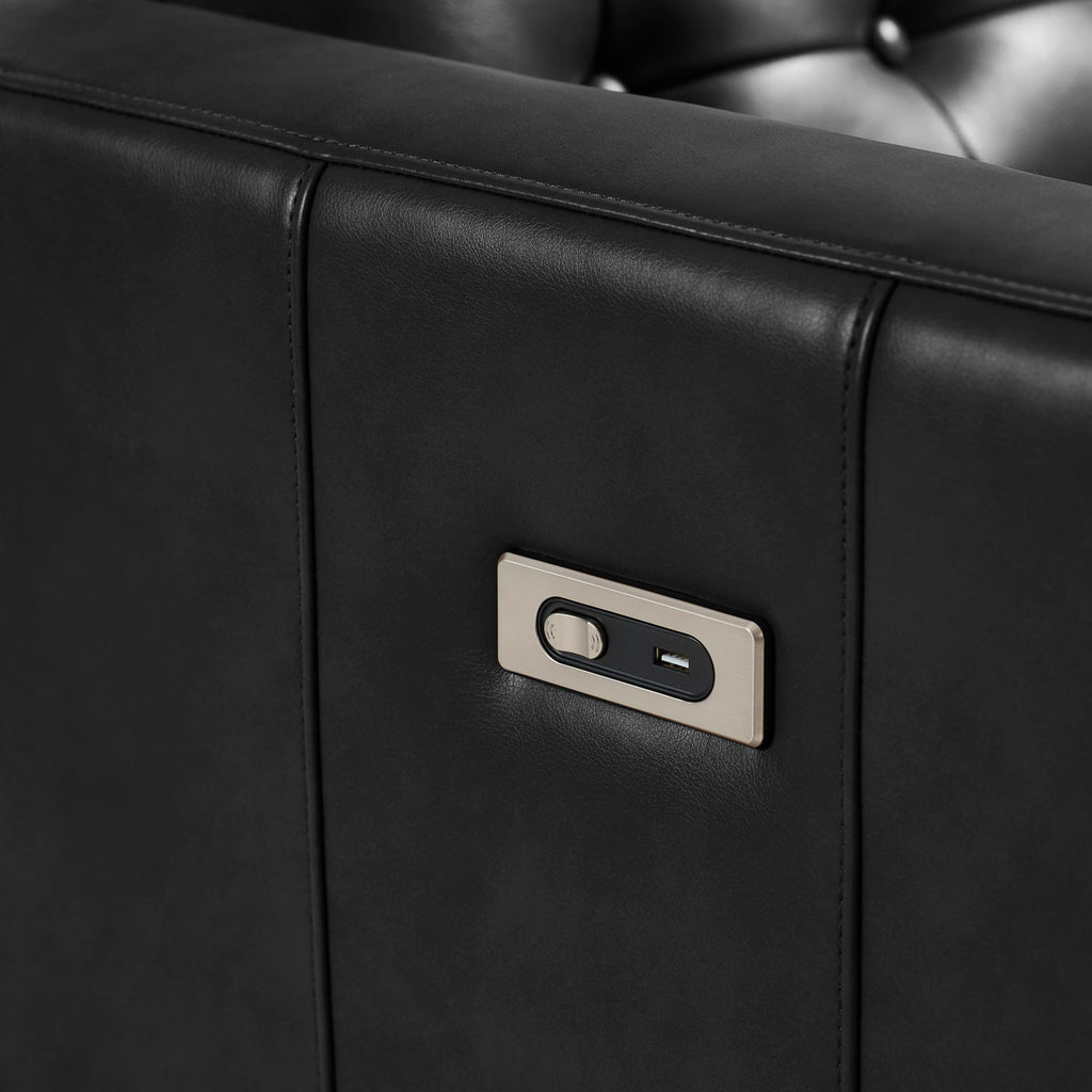 Viktor Elektrisches Relax-Ecksofa mit verstellbaren Kopfstützen