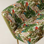 Coraline 2-Sitzer-Sofa mit Blumenmuster und Knopfheftung