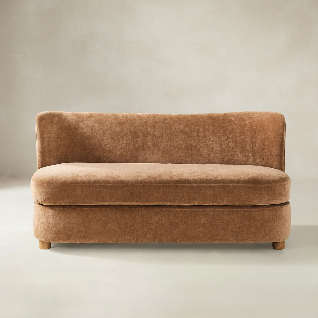 Rod Modernes 2-Sitzer-Sofa mit geschwungener Silhouette