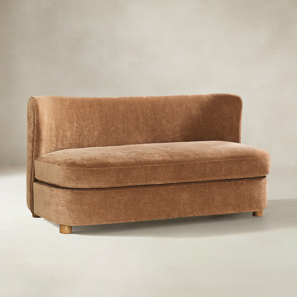 Rod Modernes 2-Sitzer-Sofa mit geschwungener Silhouette