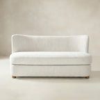 Rod Modernes 2-Sitzer-Sofa mit geschwungener Silhouette