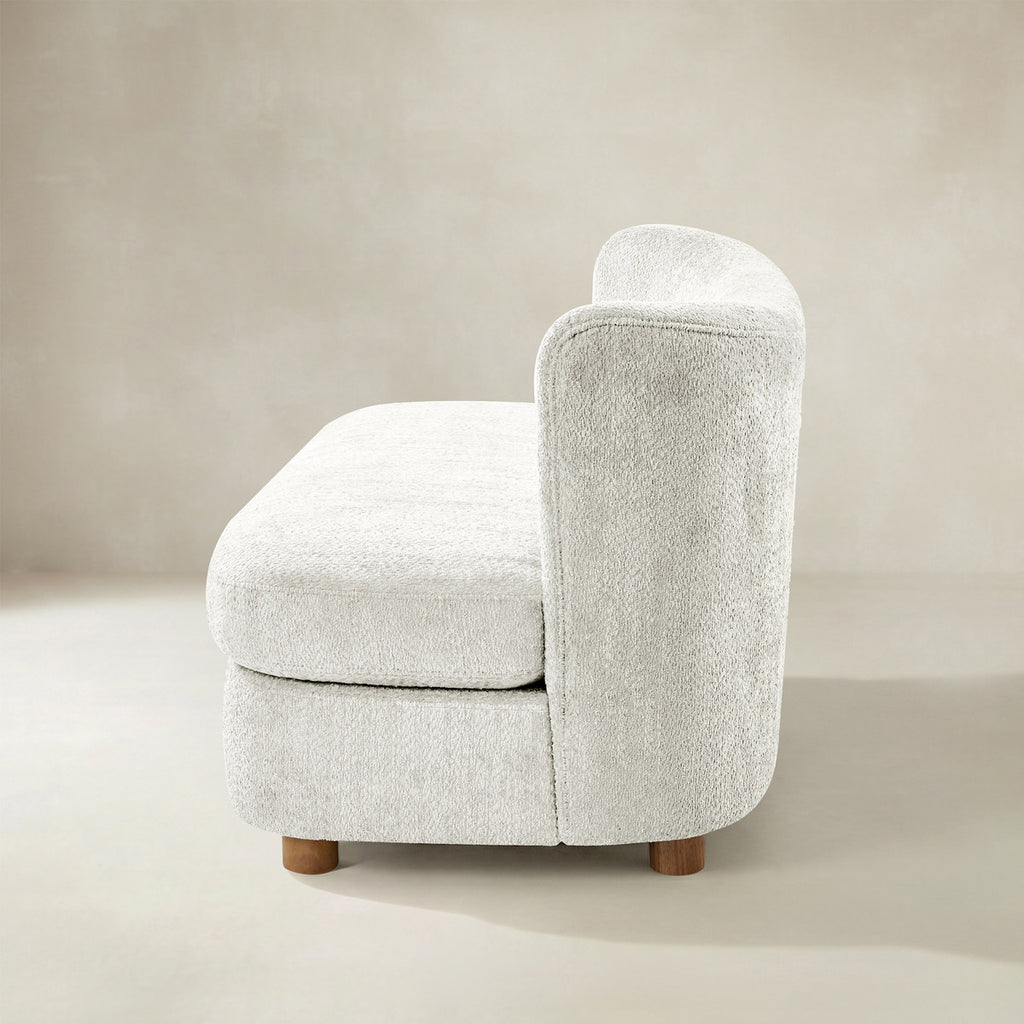 Rod Modernes 2-Sitzer-Sofa mit geschwungener Silhouette