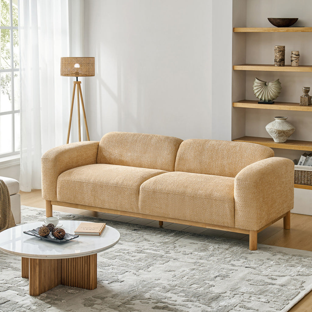 Diego Modernes Sofa mit niedrigem Profil und tiefer Polstersitzfläche