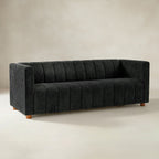 Botham Bouclé Sofa mit verdeckten flachen Beinen