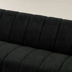Botham Bouclé Sofa mit verdeckten flachen Beinen