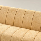 Botham Bouclé Sofa mit verdeckten flachen Beinen
