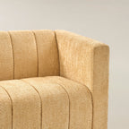 Botham Bouclé Sofa mit verdeckten flachen Beinen