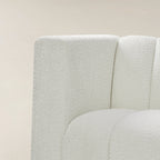 Botham Bouclé Sofa mit verdeckten flachen Beinen