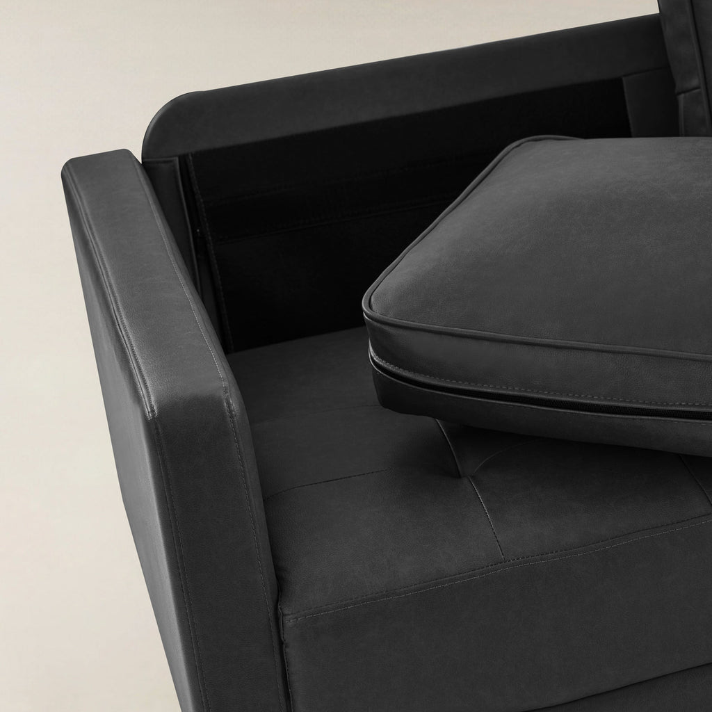 Eleutheria Mid-Century Zweisitzer-Sofa mit Knopfheftung