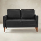 Eleutheria Mid-Century Zweisitzer-Sofa mit Knopfheftung
