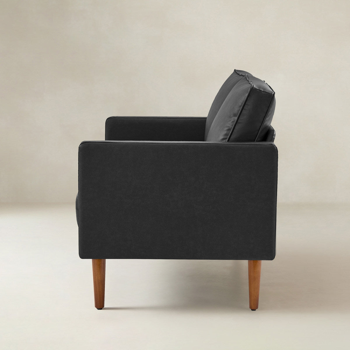 Eleutheria Mid-Century Zweisitzer-Sofa mit Knopfheftung
