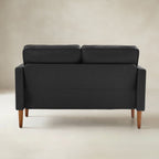 Eleutheria Mid-Century Zweisitzer-Sofa mit Knopfheftung