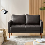 Eleutheria Mid-Century Zweisitzer-Sofa mit Knopfheftung