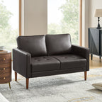 Eleutheria Mid-Century Zweisitzer-Sofa mit Knopfheftung