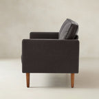 Eleutheria Mid-Century Zweisitzer-Sofa mit Knopfheftung