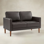 Eleutheria Mid-Century Zweisitzer-Sofa mit Knopfheftung