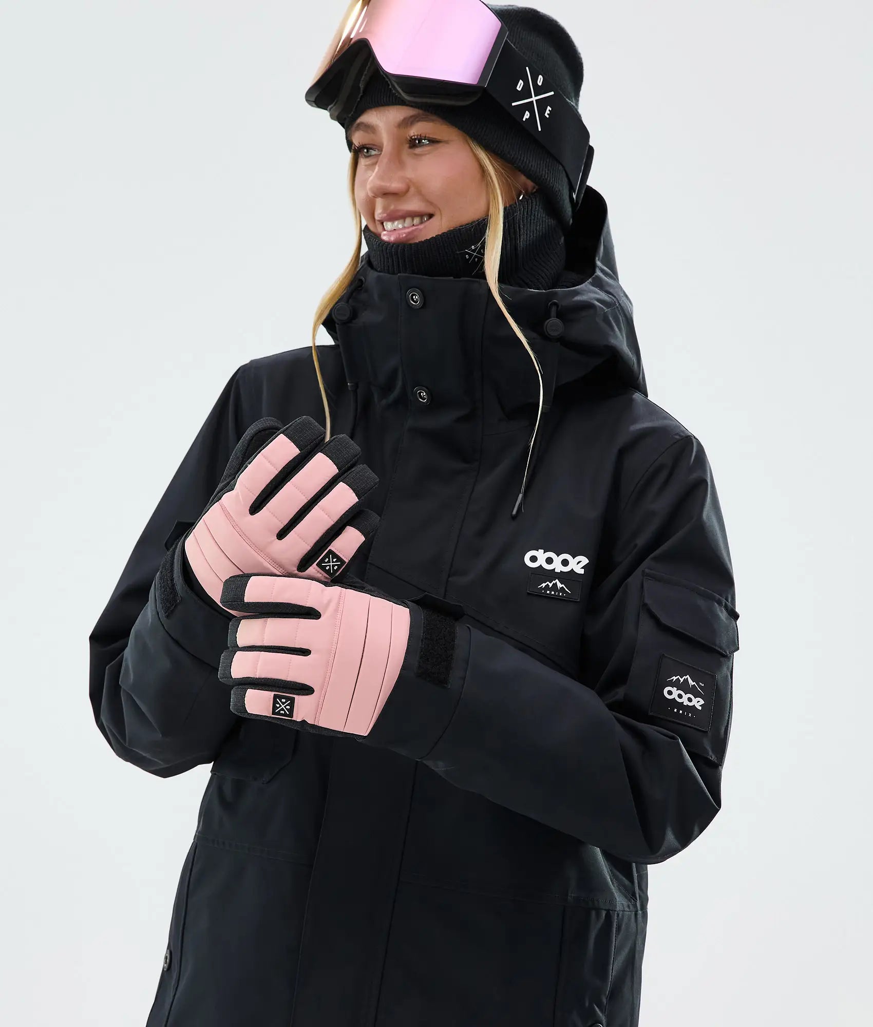 Cramli Skihandschuhe Soft Pink