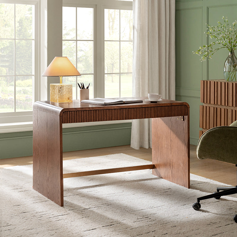 Baggio Moderner Homeoffice-Schreibtisch mit Kannelierung