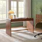 Baggio Moderner Homeoffice-Schreibtisch mit Kannelierung