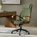 Amparo Plus Ergonomischer Bürostuhl im Mid-Century-Modern-Stil mit gepolsterten Armlehnen