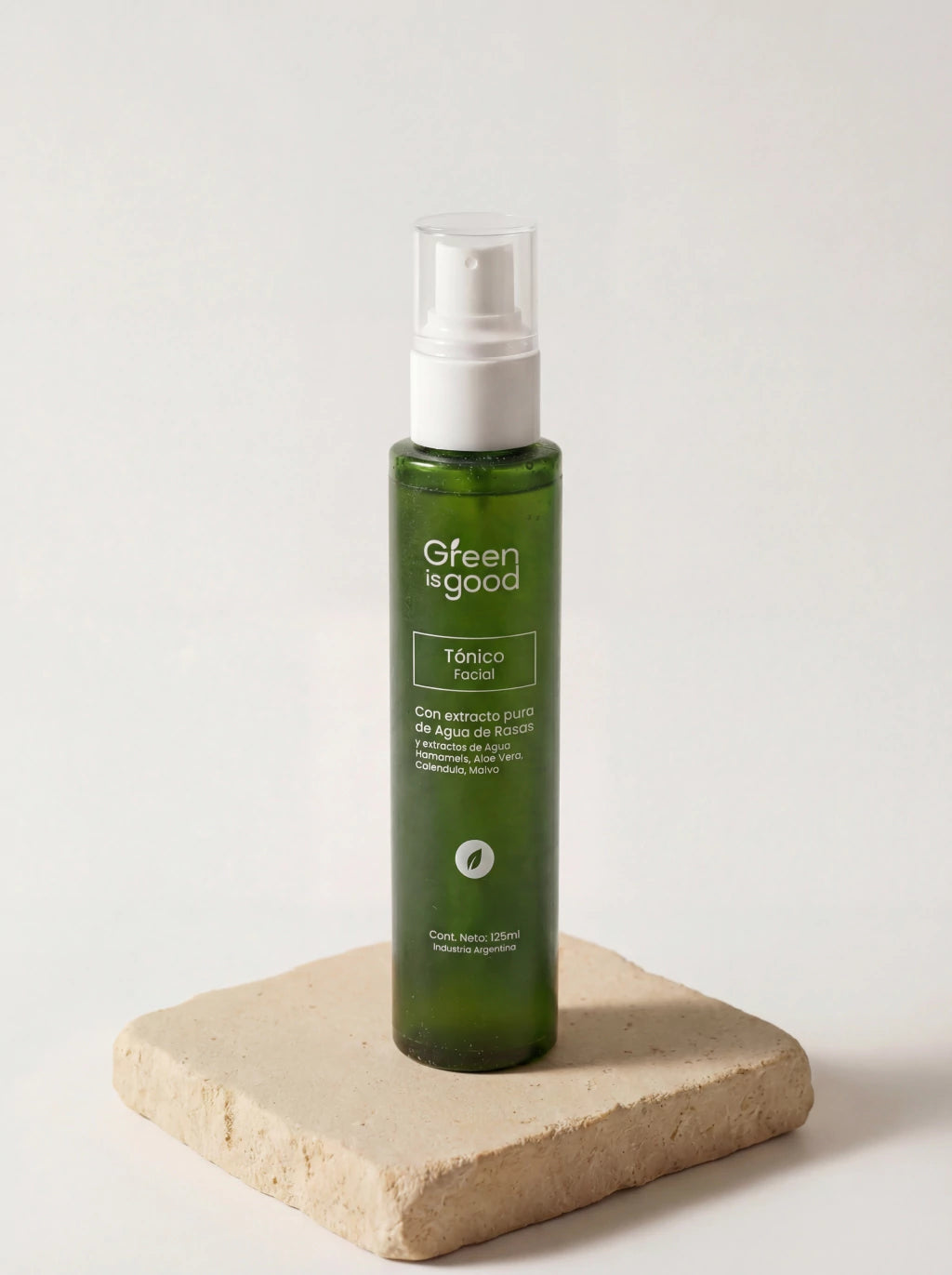 Tónico facial con agua de rosas