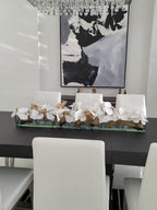Orchidée Phalaenopsis 91 cm · Édition Antibes, blanc
