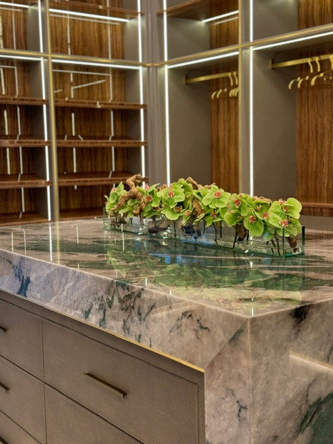 Orchidée Phalaenopsis — Collection Anjou, 122 cm, vert