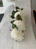 Composition Hortensias 91 cm | Signature Nantes, blanc