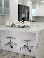 Orchidée Phalaenopsis 91 cm · Édition Antibes, blanc