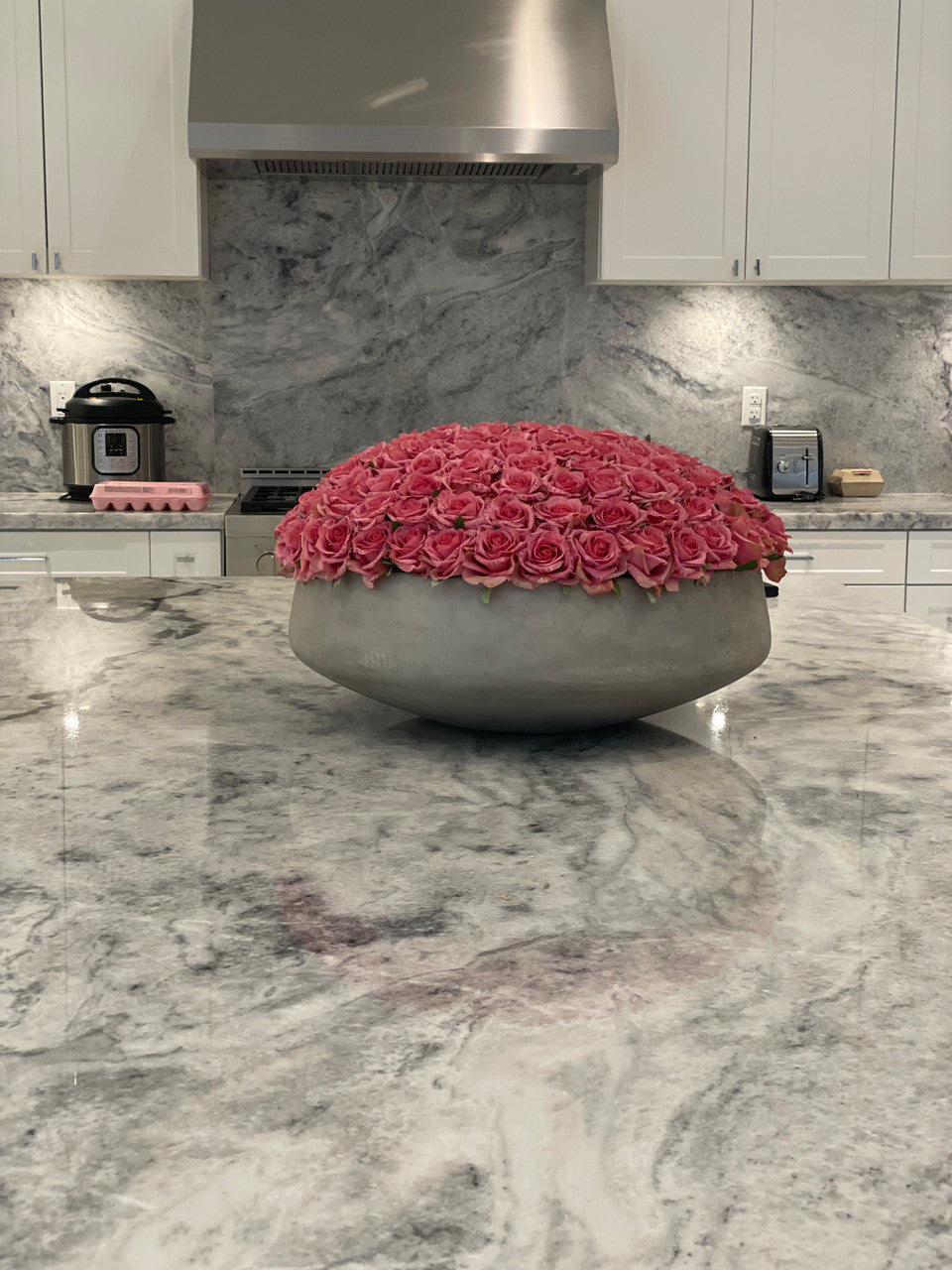 Cache-pot Décoratif Grand · Édition Bourgogne, rose
