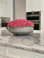 Cache-pot Décoratif Grand · Édition Bourgogne, rose